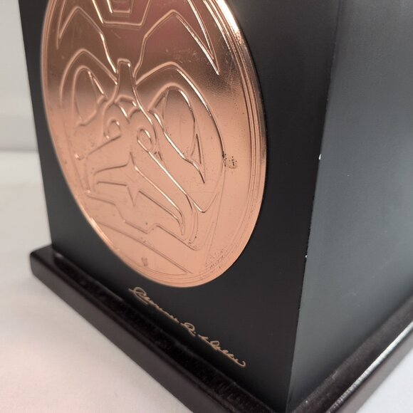 Haida Clarence Wells Native Art Keepsake Embos Copper Box Wood Canada Medallion - Picture 14 of 16